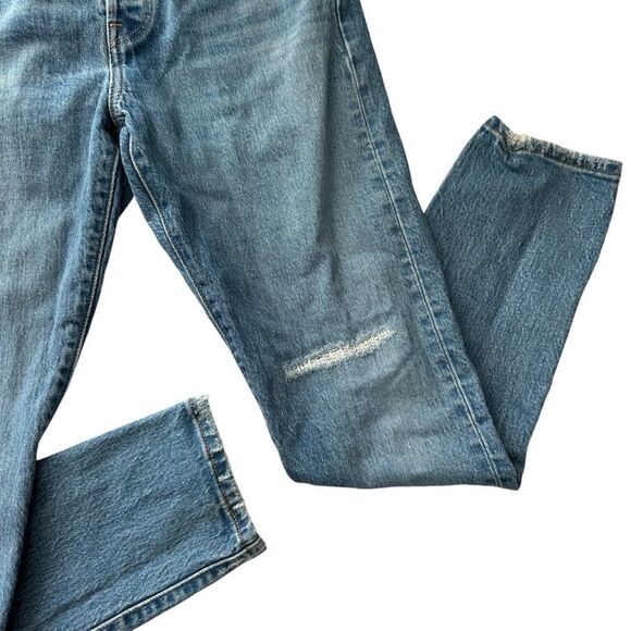 Levi's Premium Capital E High rise button fly ankle length Crop slim women’s 27 - Picture 3 of 12